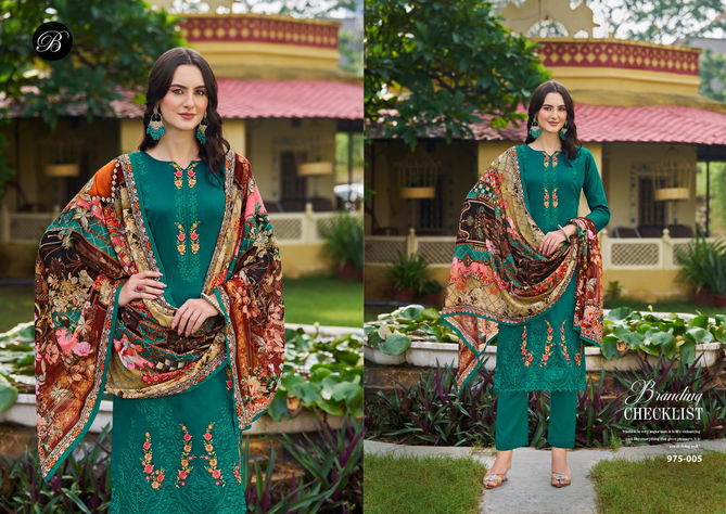 Zarqash By Belliza Cotton Embroidered Dress Material Wholesale Price In Surat
